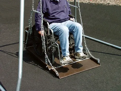 Wheelchair Platform Swing and Frame