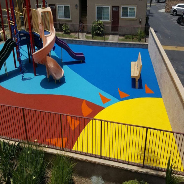 Pour-In-Place Playground Safety Surfacing