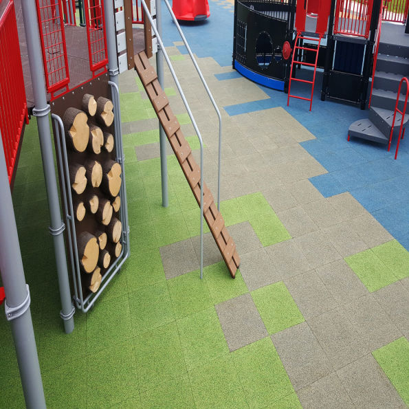 Rubber Tiles Playground Safety Surfacing