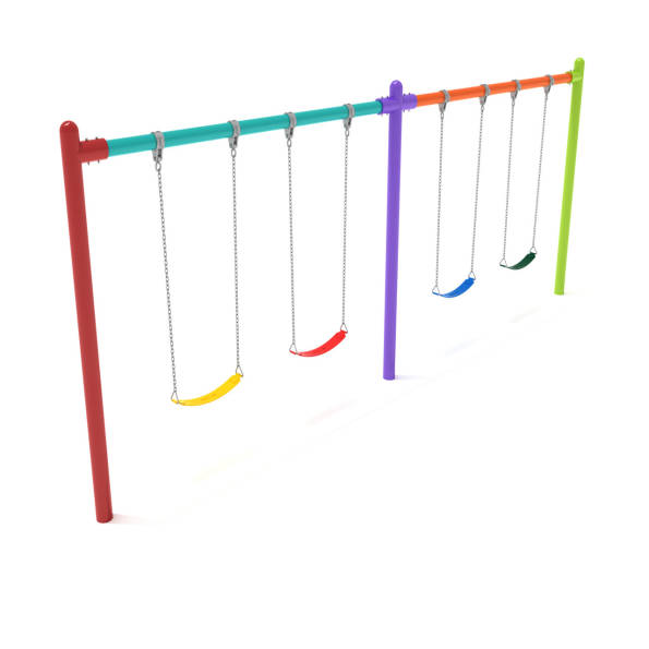 2-Bay Single Post Swings