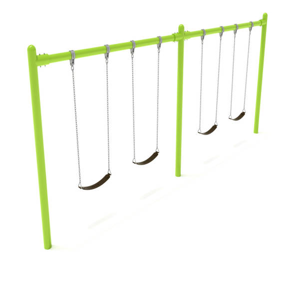 2-Bay Single Post Swings