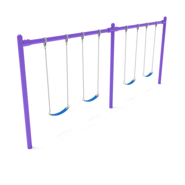 2-Bay Single Post Swings