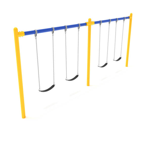 2-Bay Single Post Swings