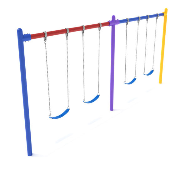 2-Bay Single Post Swings