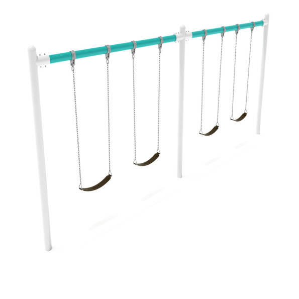 2-Bay Single Post Swings