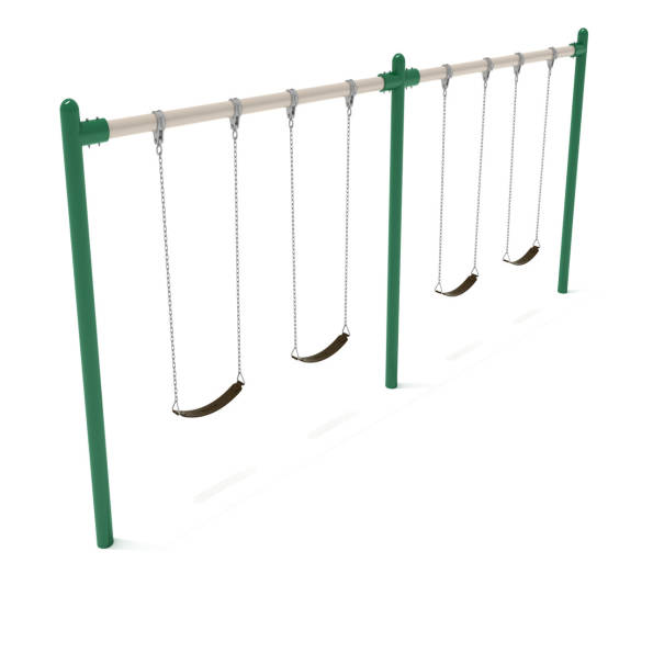 2-Bay Single Post Swings