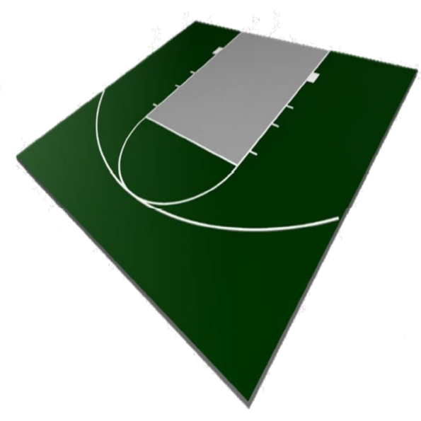 Dominator 30x30 Basketball Court