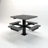 Square Picnic Pedestal T-Table thumbnail 6