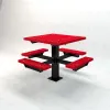 Square Picnic Pedestal T-Table thumbnail 10