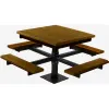 Square Picnic Pedestal T-Table thumbnail 11