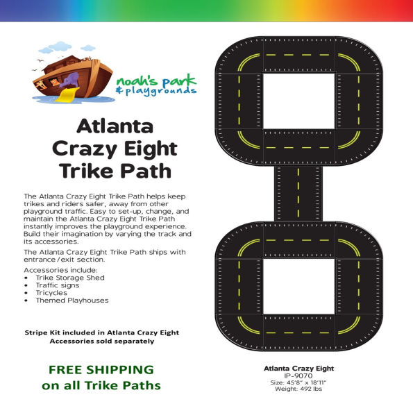 Playground Trike Path - Atlanta Crazy-8