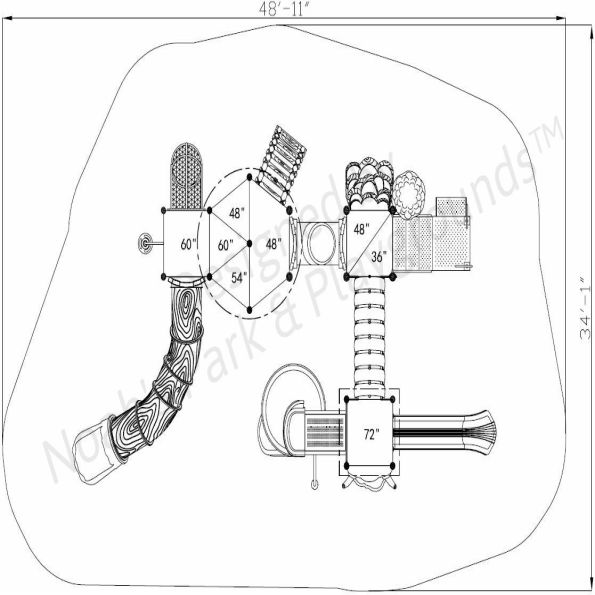 Woodward Tree House Play Structure