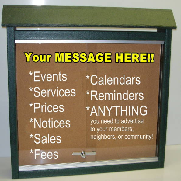 Outdoor Message Board Large