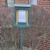 Outdoor Hinged Message Board - Small thumbnail 1