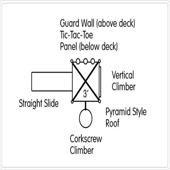 Ray Jr. Modular Play Structure