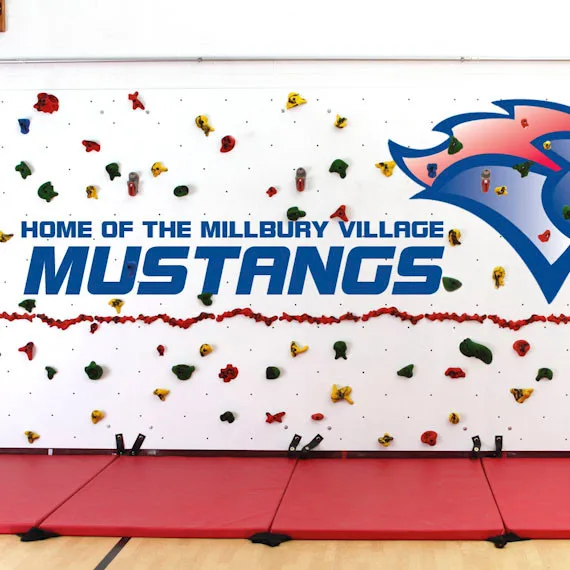 8' School Climbing Traverse Wall