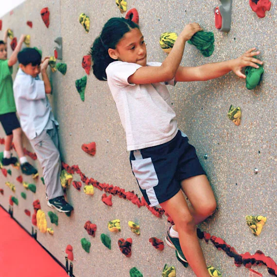 8' School Climbing Traverse Wall