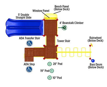 Maddie's Chase Play Structure