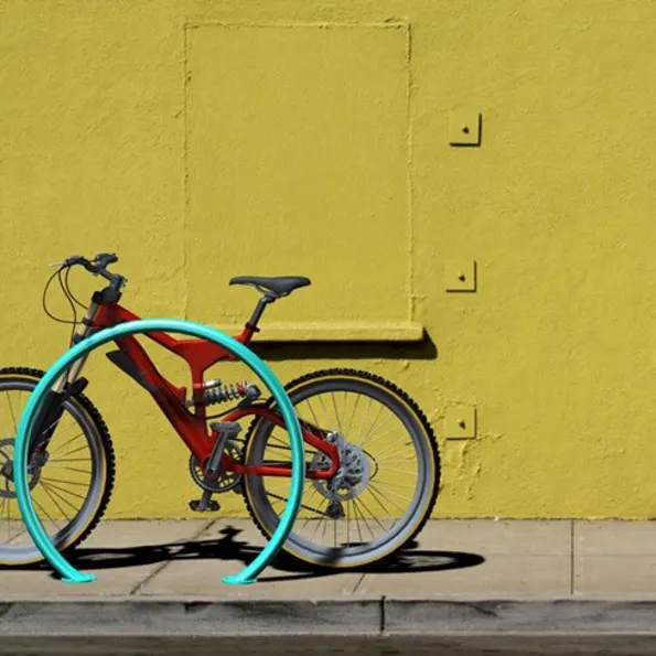Custom Round Bike Rack Dero Round Bike Rack | NoahsPlay.com