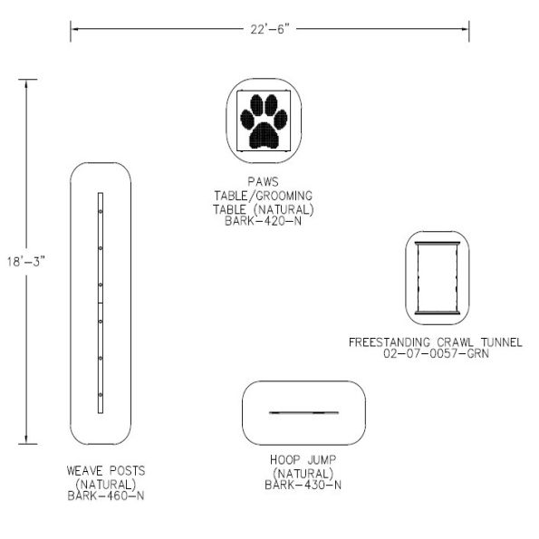 BarkPark™ Small Dog Course Kit