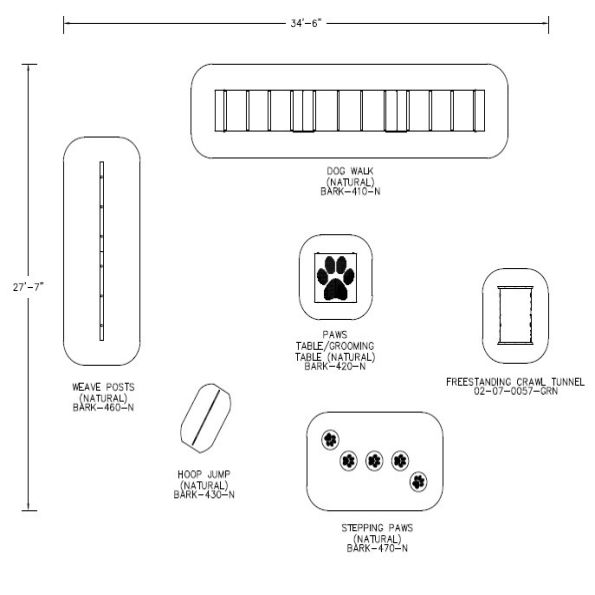 BarkPark™ Small Dog Park Advanced Course