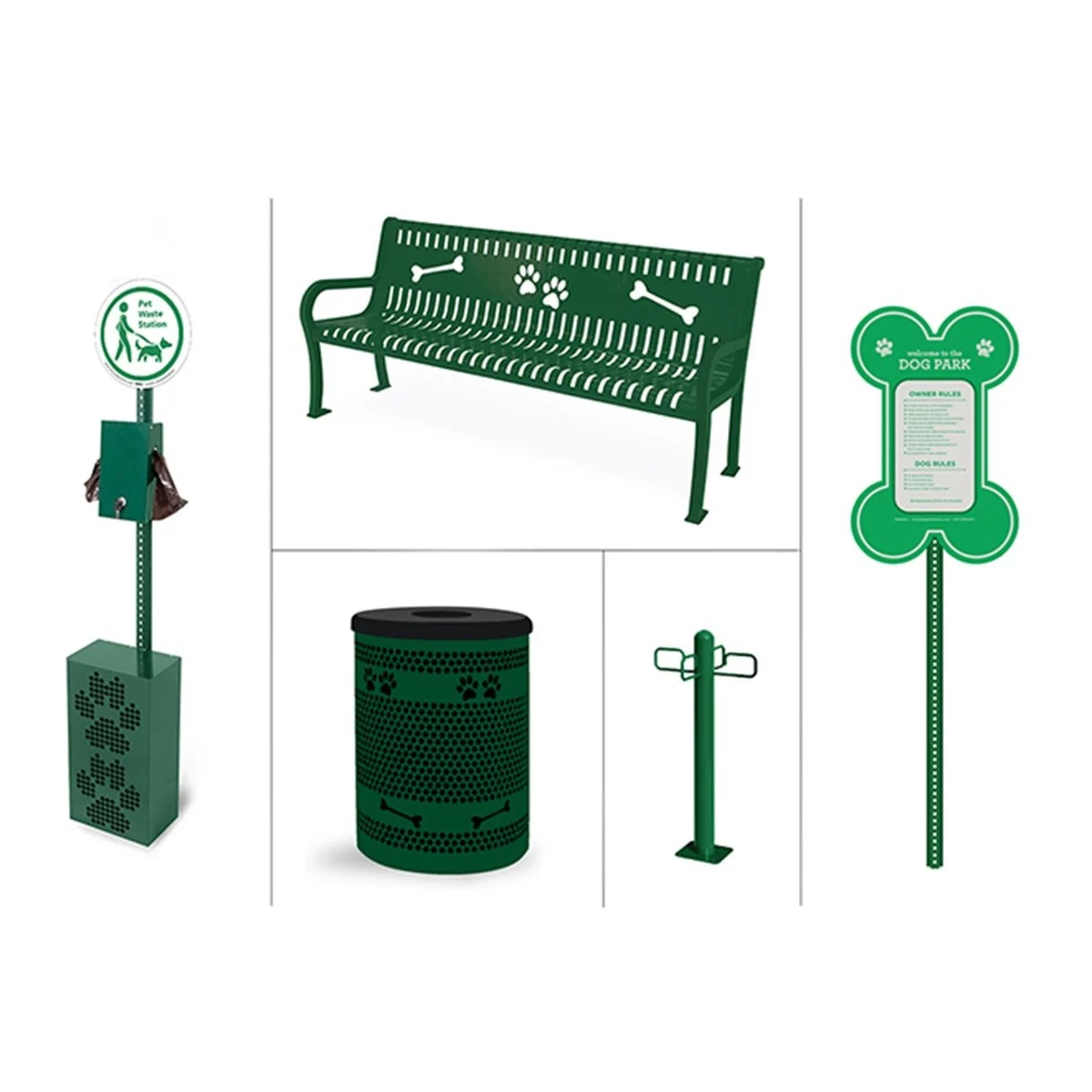 BarkPark™ Deluxe Dog Park Amenities Kit