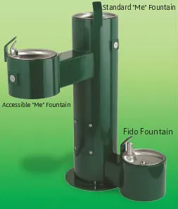 BarkPark™ Fido & Me Fountain with Accessible Basin