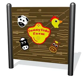 Sunny Side Farm Freestanding Panel