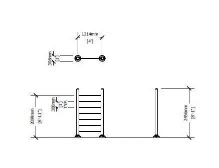 Single Station Vertical Ladder