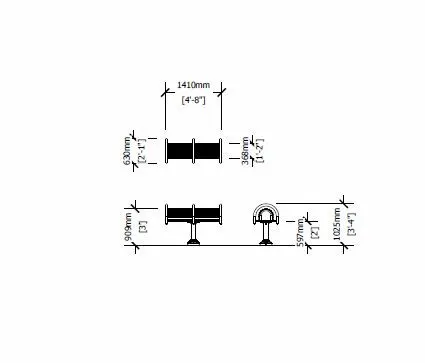 Double Station Pommel Horse