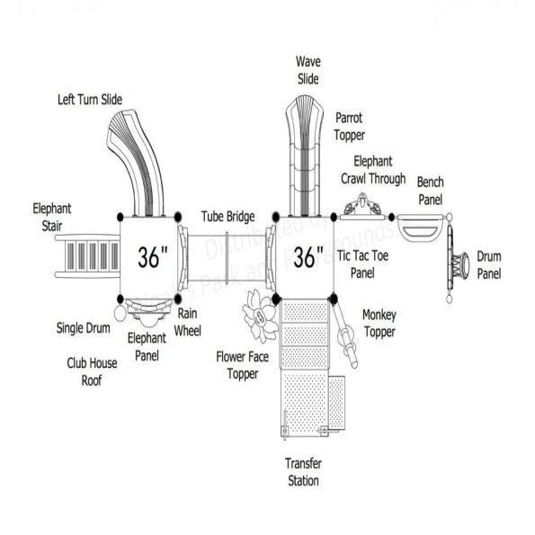 Jumpin' Jaguar Tree House Play Structure