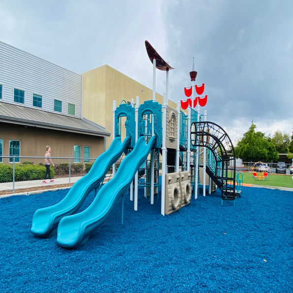 Rubber Mulch Playground Safety Surfacing