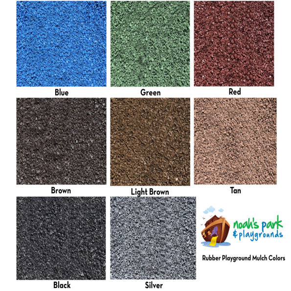 Rubber Mulch Playground Safety Surfacing