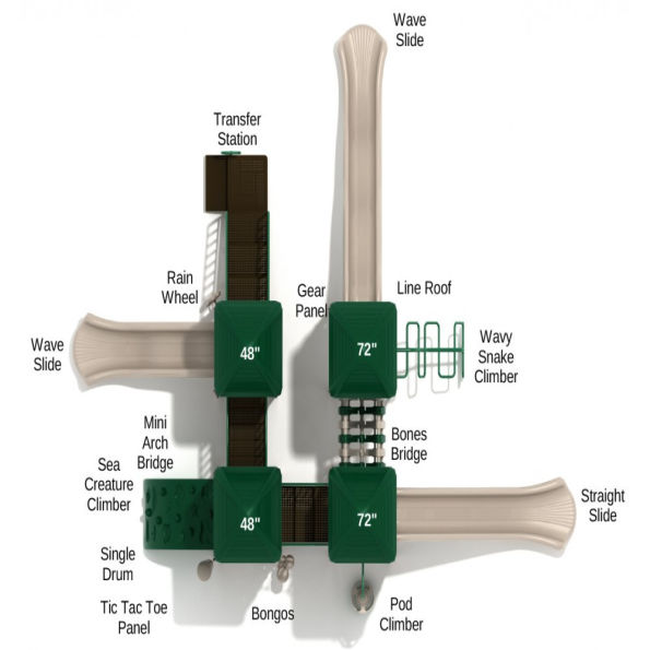 Brook's Towers Spark Structure