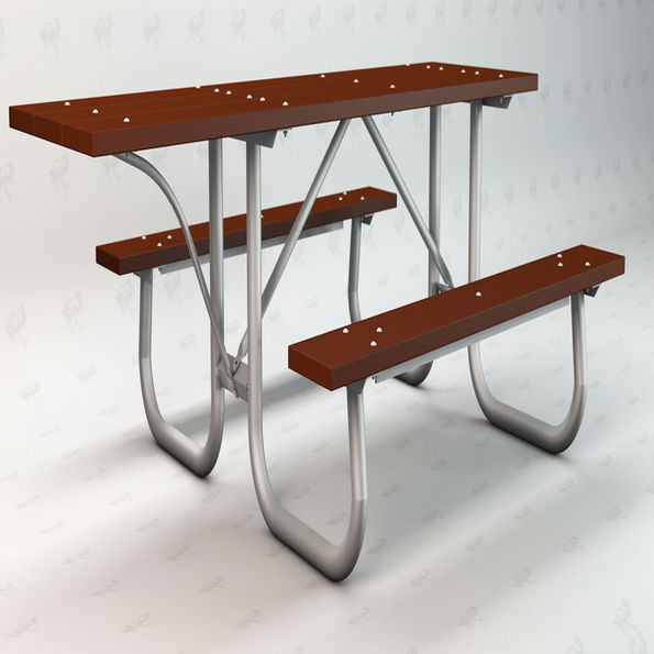 Heavy Duty Galvanized Frame Table