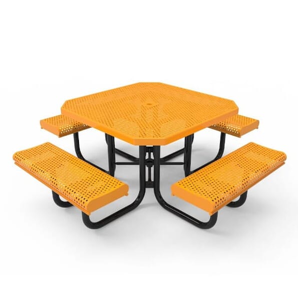 46" Octagon Table With Rolled Edges