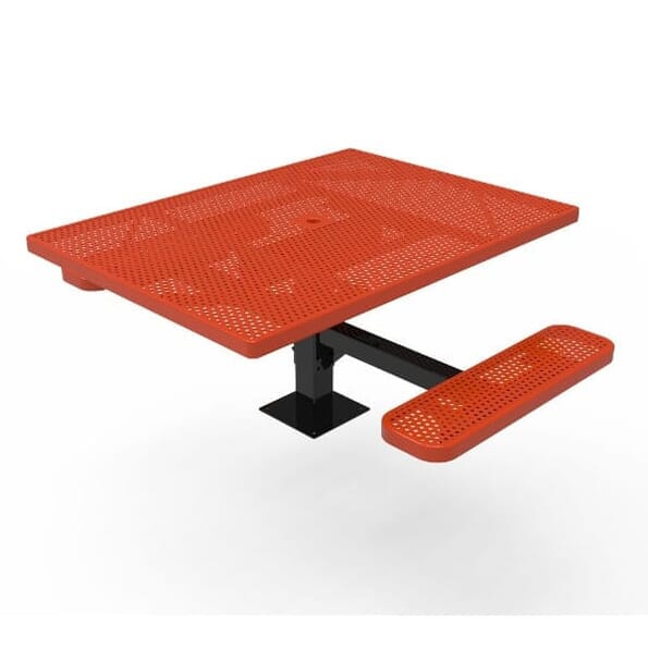 46" Square Pedestal Table