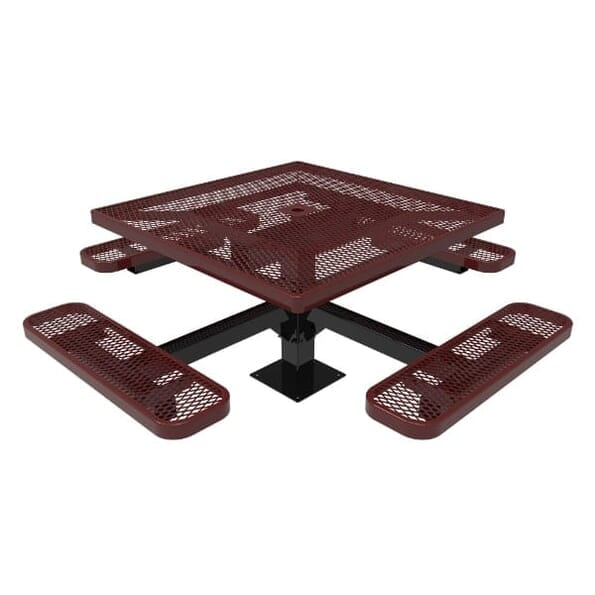 46" Square Pedestal Table