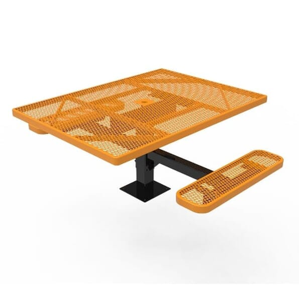 46" Square Pedestal Table