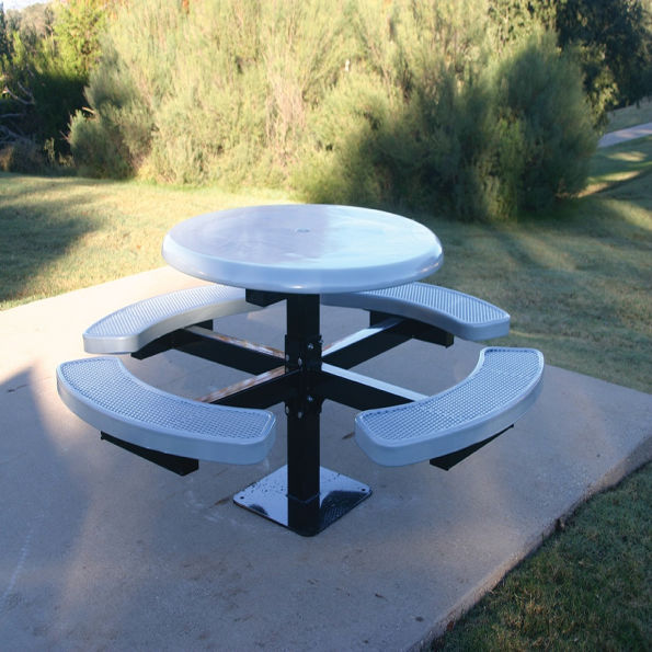 Round-Solid Top Pedestal Table