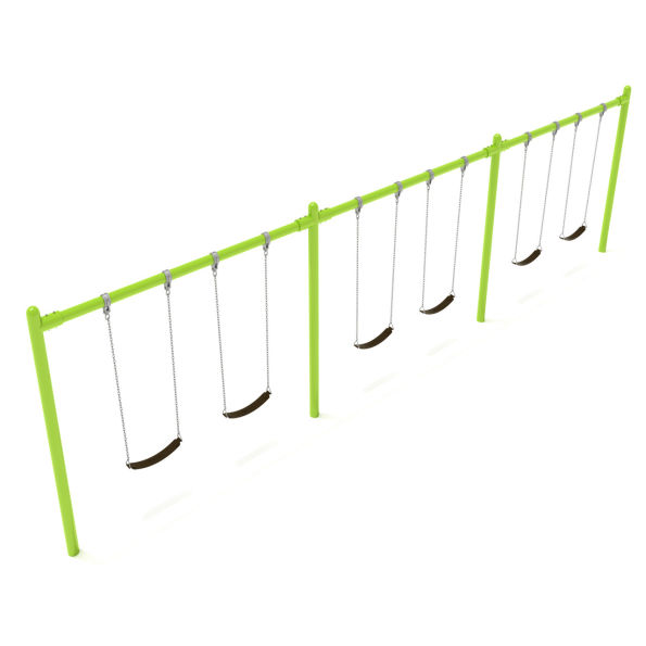 3-Bay Single Post Swings