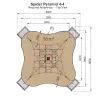 Spider Pyramid 4-4 Net Climber thumbnail 6