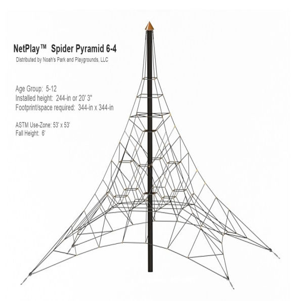 Spider Pyramid 6-4 Net Climber