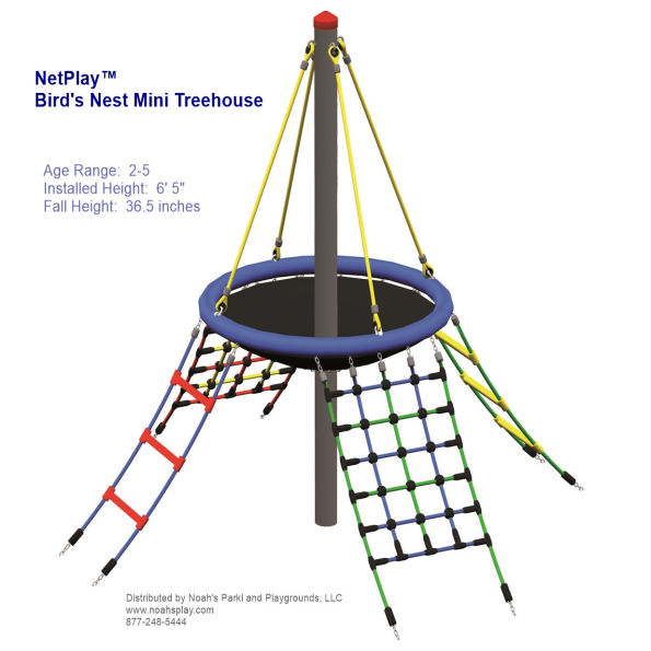 Bird's Nest Mini Treehouse Climber