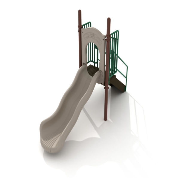 Freestanding Straight Single Wave Slide