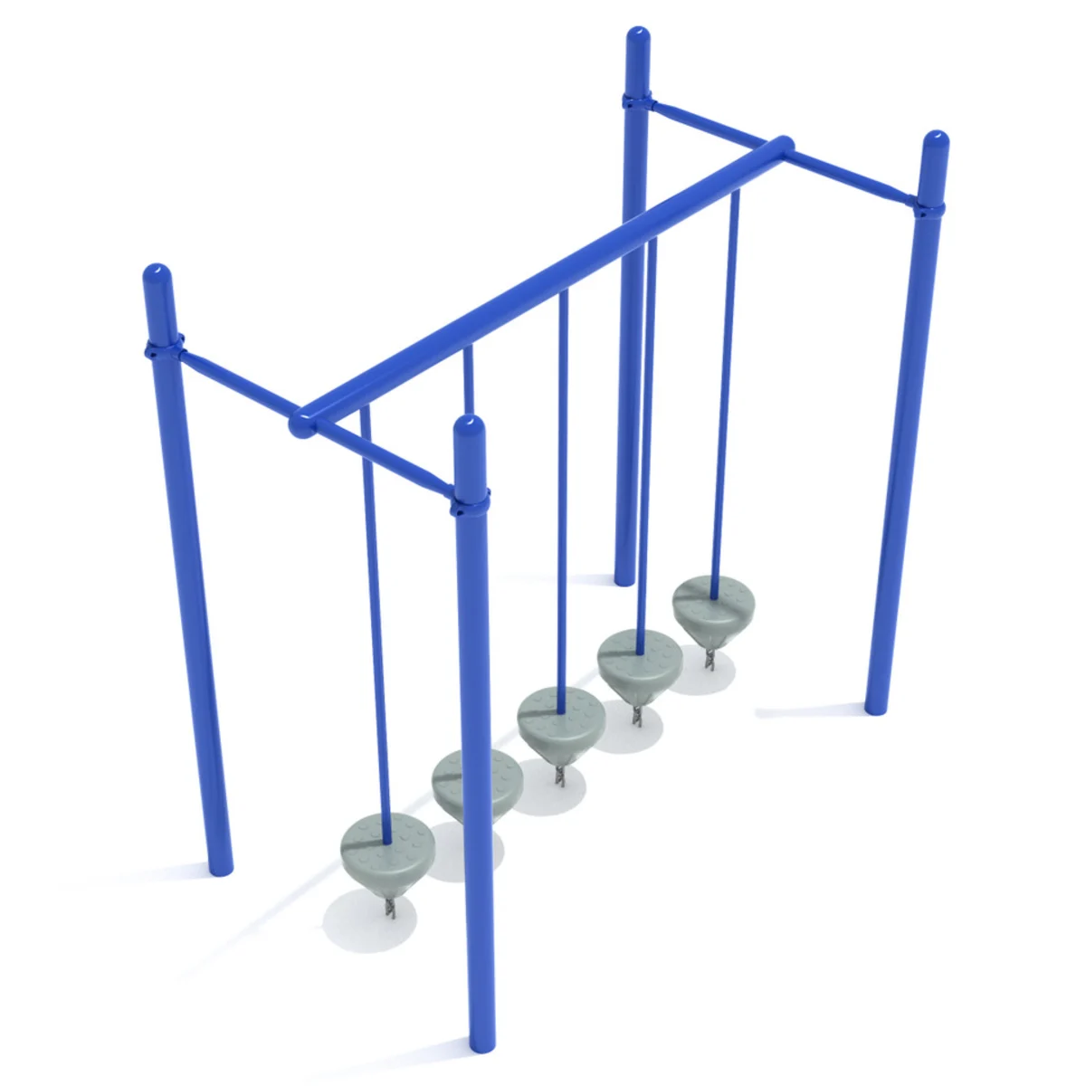 High Rope Pebble Bridge Single Row Pebble Bridge Climber | NoahsPlay.com