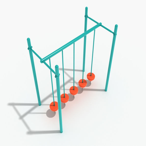 Single Row Pebble Bridge
