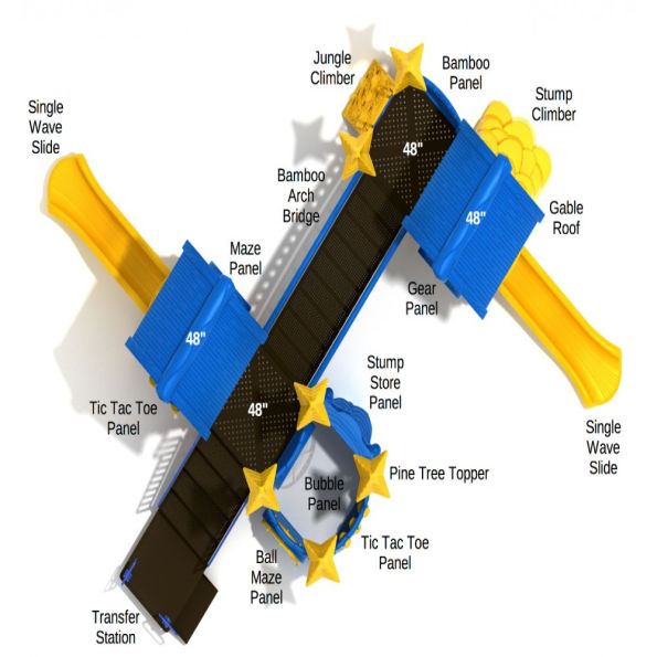Orchid Oasis Tree House Play Structure