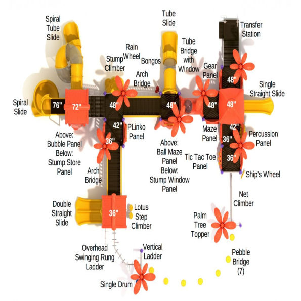Mandrake Mangrove Tree House Play Structure