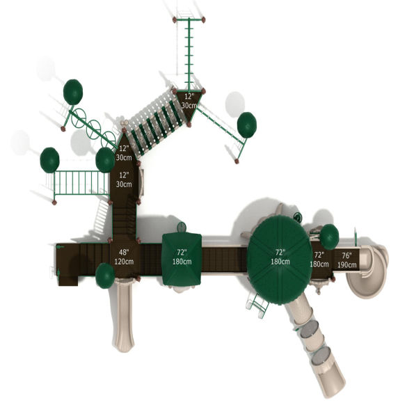 Crazy Capuchin Tree House Play Structure